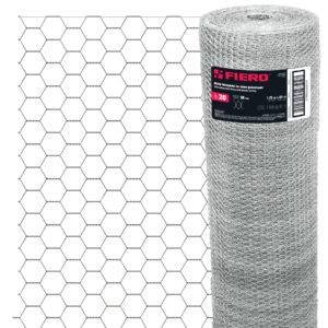 Rollo de malla hexagonal 45mx1.75 m calibre 20 abertura 38mm