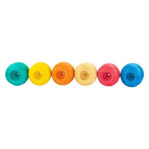 Rollo de rafia de 410 m colores surtidos calibre 2.2 g/m