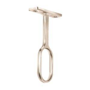 Soporte central para tubo ovalado de closet, Hermex