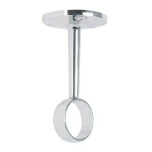 Soporte central para tubo redondo de closet, Hermex
