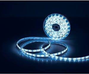 Tira de LED de 5 m 18 W para interior y exterior azul
