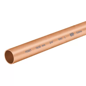Tubo de 3/4' de cobre tipo 'L' , de 3 m, Foset