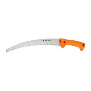 Serrucho de poda 14' hoja curva 6 DPP, mango madera, Truper