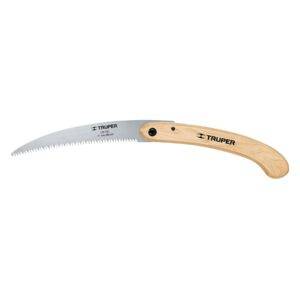 Serrucho plegable 12' hoja curva 6 DPP, mango madera, Truper